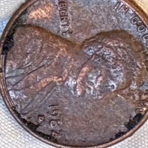 1982 d small copper penny